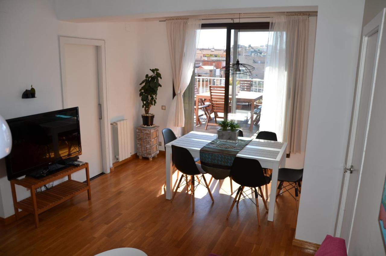 Barcelona Sunny Terrace Apartment Bagian luar foto