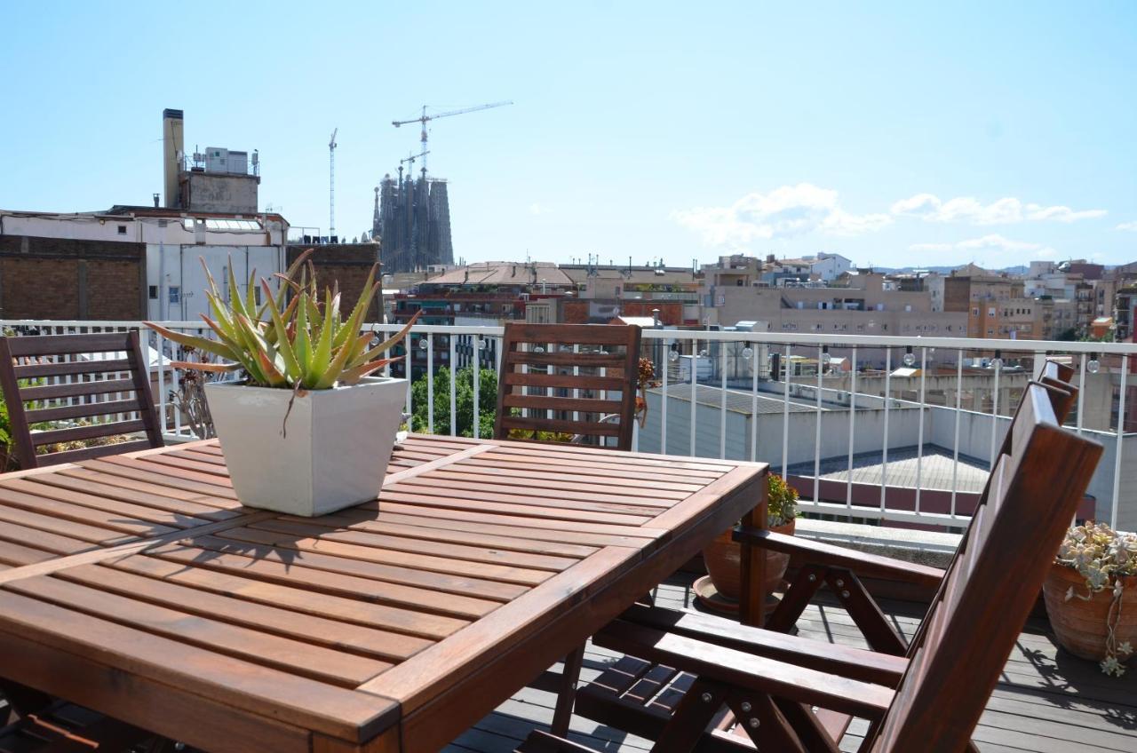 Barcelona Sunny Terrace Apartment Bagian luar foto