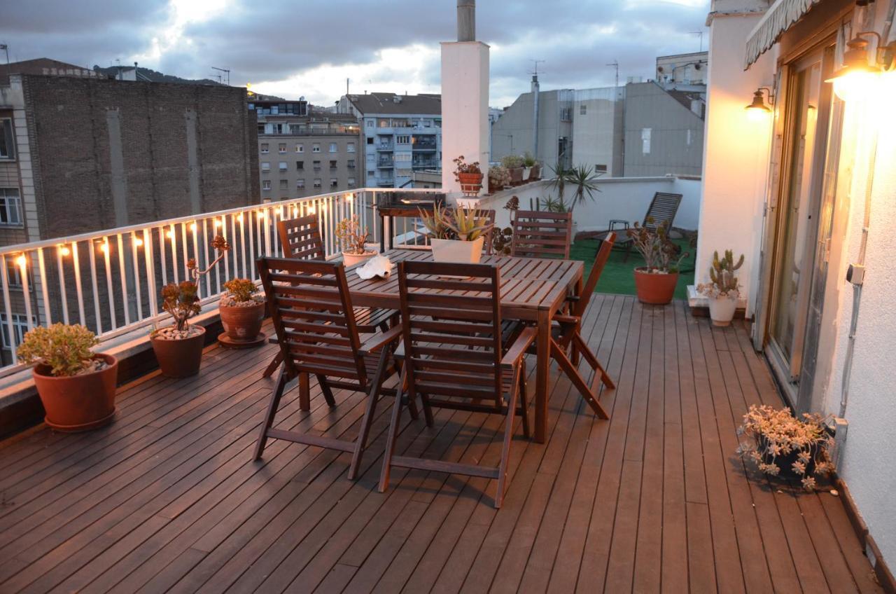 Barcelona Sunny Terrace Apartment Bagian luar foto